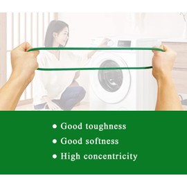 24458-EPCY Seamless Portable Compact Dryer Blower Fan Belt Compatible with COSTWAYS 24458-EPCY,Equator 850/Equator 860,Pinnacle 850/Pinnacle 860,Newair 26W/Newair 36W, Avanti D110