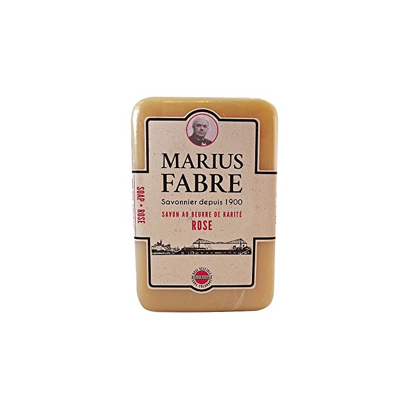 Marius Fabre 1900 Rose Bar Soap 250 G 8.8 Oz