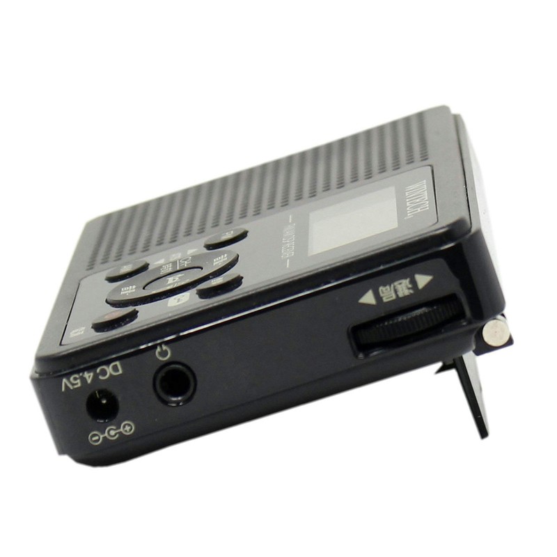 WINTECH DMR-C620 AM/FM Digital Tuner Radio with Alarm Clock Black