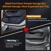 ZAMLIE 2 Pair Metal Front Door Pockets Storage Box Compatible
