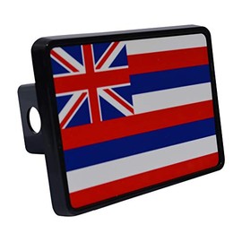 Rogue River Tactical Hawaii State Flag Trailer Hitch Cover Plug HI