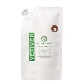 Vetiver Mist (Olive & Eucalyptus, 15.3 fl oz (440 ml), Natural Herbal Deodorizer, No Synthetic Surfactants