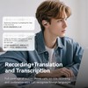 7JI AI Language Translation Earbuds,Smart Bluetooth Translator Device with 144
