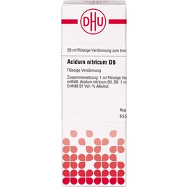 DHU Acidum Nitricum D6 Dilution, 20 ml Solution
