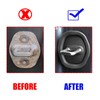 YUYUDEHM 4PCS Silicone Car Door Latch Protector, Car Door Lock