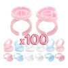 Anillo Para Pegamento Pestañas Soporte Ajustable Set F