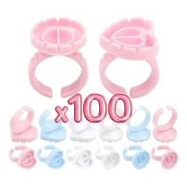 Anillo Para Pegamento Pestaas Soporte Ajustable Set F                                                                                                 