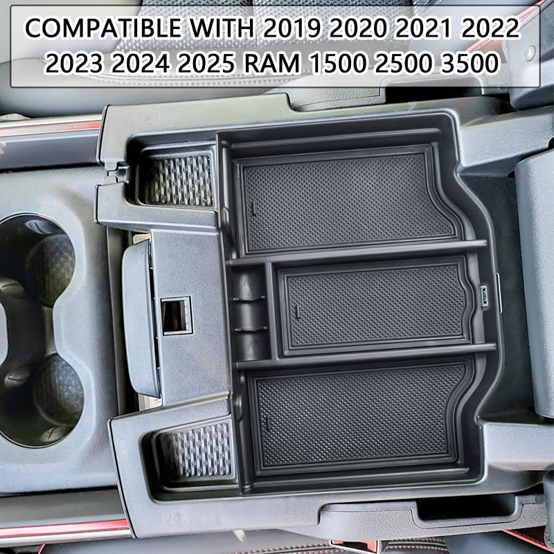 EDBETOS Full Center Console Organizer Compatible with 2019-2023 2024 2025