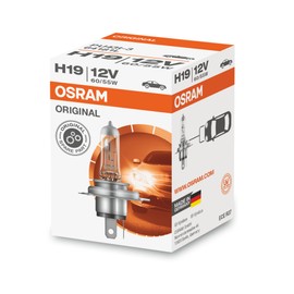 Osram 64181L Halogen-Scheinwerferlampe, H19, 12V PKW, Faltschachtel, Silber