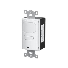 Hubbell LHIRS1-24V-WH, Lighthawk PIR Sensor 1-Circuit Wall Switch-NEW-