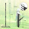 JAOTREL 48'' Bow Rake Heavy Duty Garden Rake with Stainless