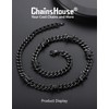 Cuban Chain Necklace for Mens Thorns Link Barbed Wire Collar