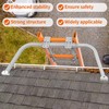 Ladder Stabilizer for Gutter Cleaning Tools and Wall,Heavy Duty Roof