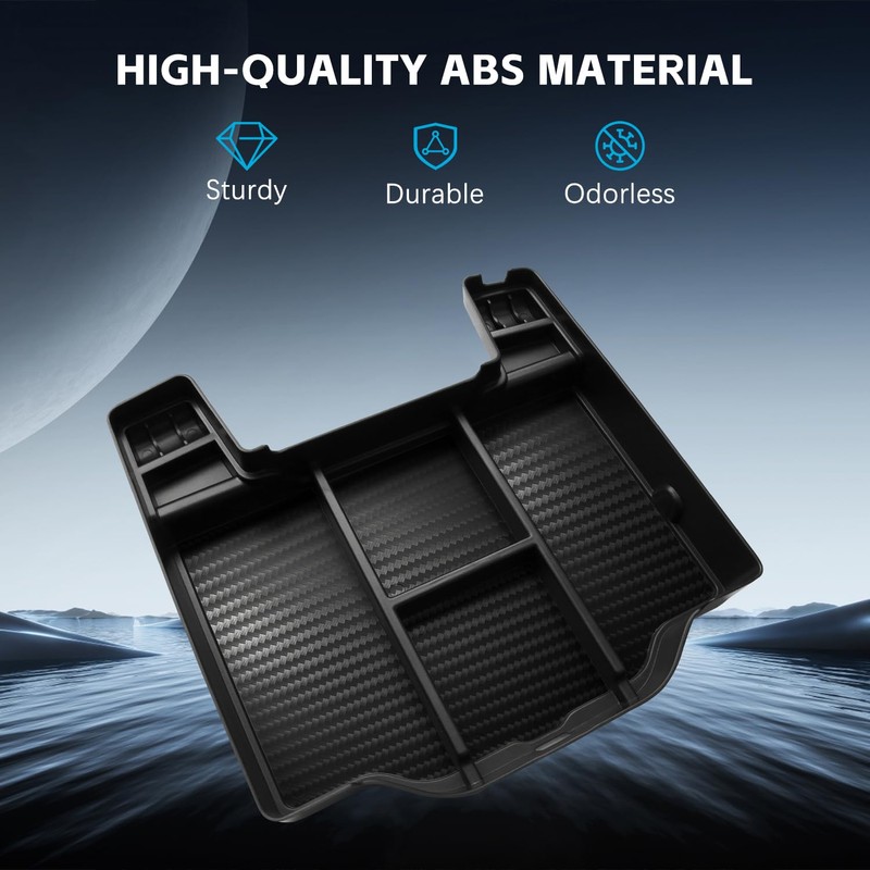 Treesiche Center Console Organizer Upgrade Flocked Liner Interior Compatible with