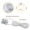 YINETTECH 2 Pcs Roman Blind Pulley Sidewinder Chain Mechanism Direct