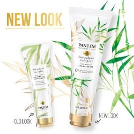 Pantene Sulfate Free Conditioner, Volumizing conditioner for fine or flat hair with Bamboo, Color Safe, 8.0 oz