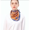 100% Pure Mulberry Silk Medium Square Scarf Head Scarf for