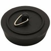 fiXte Replacement Sink Plug Shower Bath Black 45mm (1 3/4")