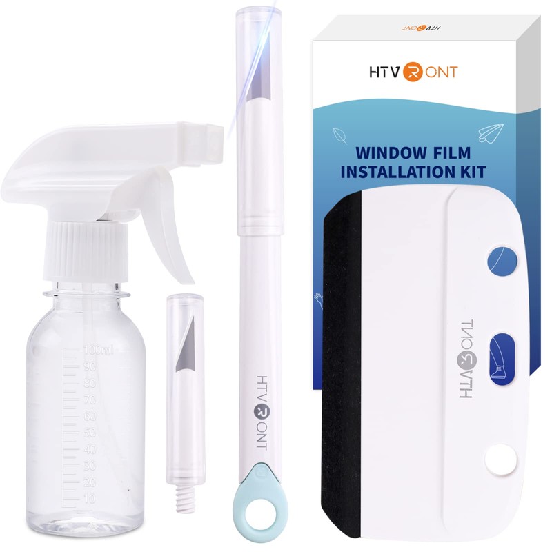 HTVRONT Window Film Kit - 4 Pcs Window Privacy Film
