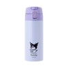 Sanrio 389366 One-Touch Stainless Steel Bottle, Chromi, Capacity: 12.5 fl