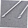Mikinona 2pcs Stainless Steel Cuticle Spoon Pusher for Manicure Care