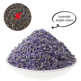 Mei Ting Dried Lavender Flower Buds 100% Natural Lavender Ultra Blue Dried Lavender Petals 7oz/200g