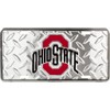 Ant Enterprises Ohio State Buckeyes Diamond Football 6"x12" Aluminum License