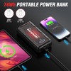 DBPOWER Jump Starter 2500A Peak 74Wh Portable Car Jump Starter
