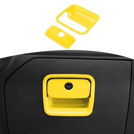 RT-TCZ Organizador de almacenamiento para guantera, accesorios interiores para Jeep Wrangler 2018-2021 JL JLU Gladiator JT 2020 2021 2022 (amarillo)