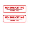 XTRAYXRAY No Soliciting Sign No Soliciting Sticker Decal for Home