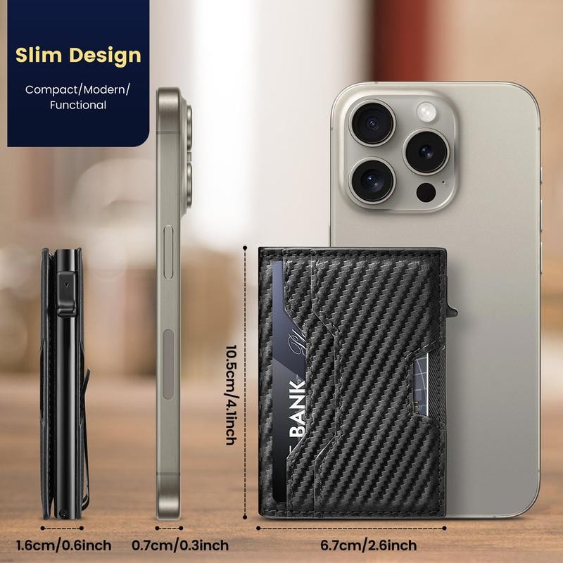 Himi Wallet for Men, Mens Wallet Minimalist Slim Wallet, Smart