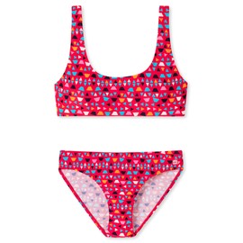 Schiesser Girls Bustier Bikini Set, red
