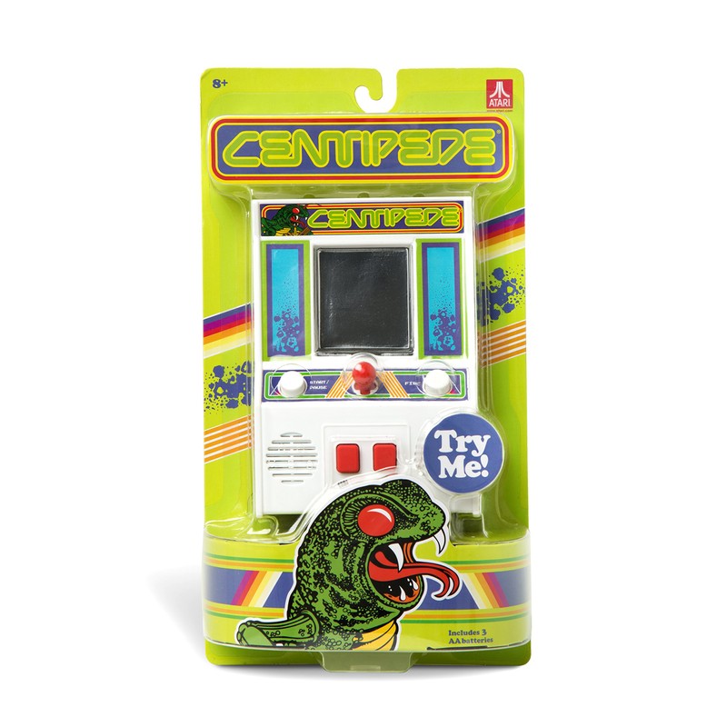 Basic Fun Arcade Classics - Centipede Retro Handheld Arcade Game,