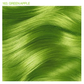 Adore Adore Semi Permanent Hair Color - Vegan and Cruelty-Free Green Hair Dye - 4 Fl Oz - 163 Green Apple (Pack of 1)