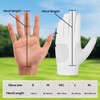 Katx Men's Full Finger Golf Glove Durable Premium Leather Left