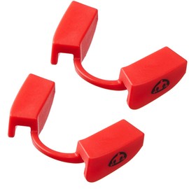 Powerlifting Mouthguards(2 Pieces),Fitness Mouthpiece for Protecting Teeth and Jaw,Weight-Lifting Mouthpiece for All Strength Sports (2 Pieces RED)
