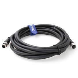 Eonvic M12 - Cable de 12 pines macho a hembra de alta flexibilidad para actuadores de cámara Cognex, sensores, camión de campo industrial Ethernet (5 m)