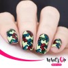 Whats Up Nails B045 Sprung On Spring Stamping Plate For
