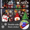 Christmas Window Clings 245pcs Christmas Decals Reusable Double Sided Printed
