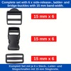 Your Day Mate Webbing Set with 18 Buckles, 6 Metre