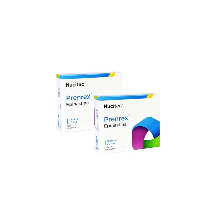Prenrex Epinastina 20 mg: Alivio Efectivo para Alergias - Pack