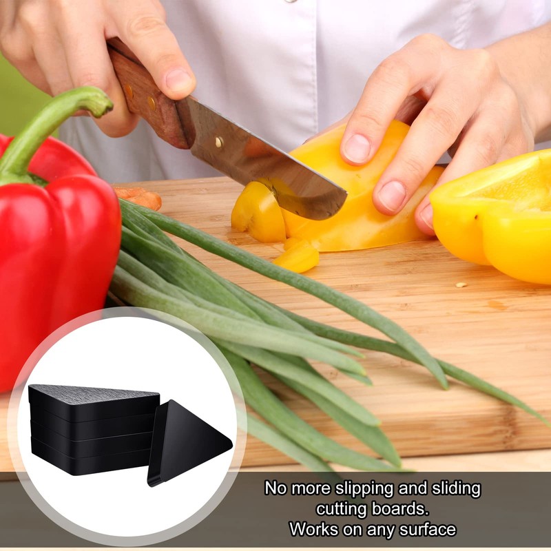 Set of 16 Cutting Board Feet, Non Slip Silicone Pads