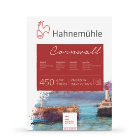 Hahnemuhle Cornwall 450gsm Block - 24 x 32 cm Rough