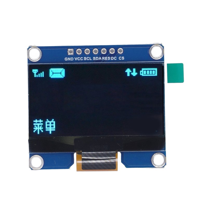 7Pin 1.54in IPS Display Module SPD0301 Drive IC 128X64 SPI