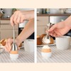 WUBAYI Egg Topper Stainless Steel - Egg Cracker for Boiled