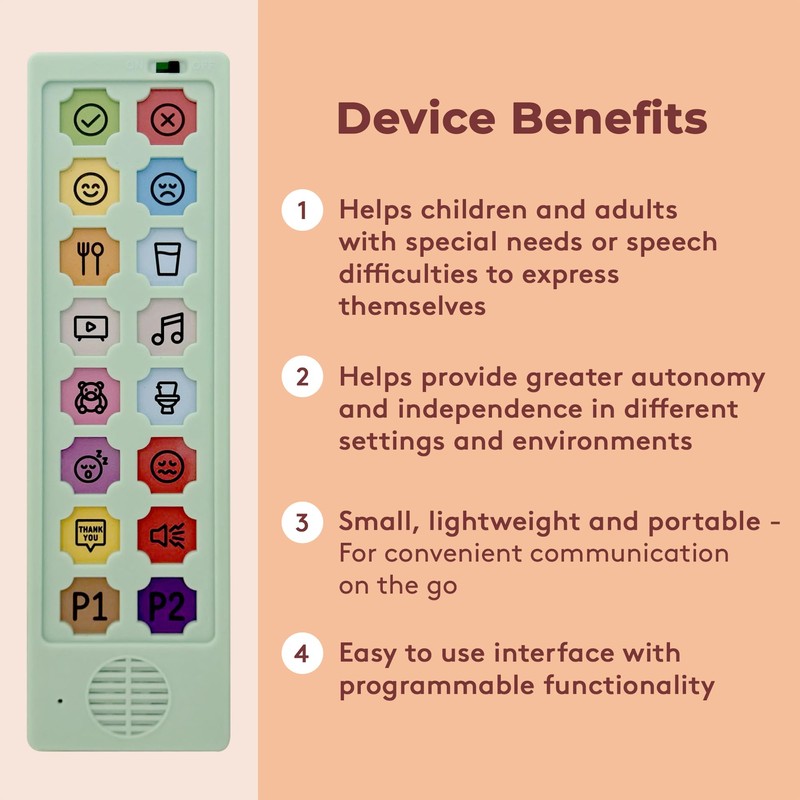 AAC Device for Autism & Speech Therapy. Non Verbal Communication