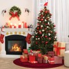 Christmas Tree Skirt for 6 Ft Christmas Tree, 36 Inch