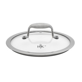 Hell’s Kitchen Tempered Glass 8-Inch Pan Lid, Steam Vented, Dishwasher Safe, Oven Safe (8")
