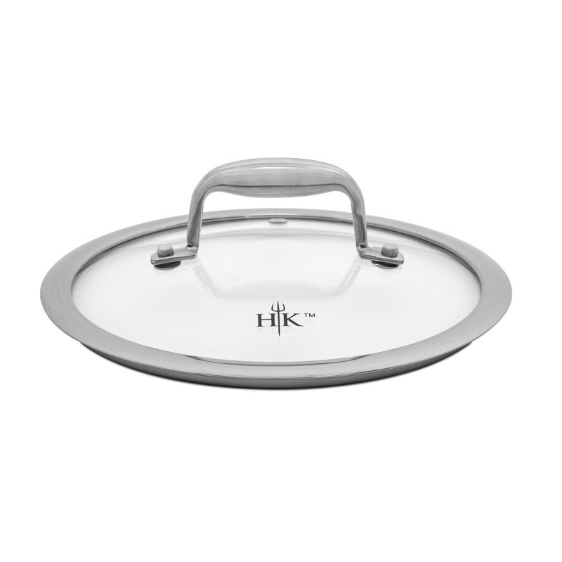 Hell’s Kitchen Tempered Glass 8-Inch Pan Lid, Steam Vented, Dishwasher