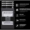 SEMORID Slim Aluminum Card Holder Wallet for Men, Durable Expandable